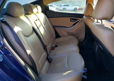 2013 Hyundai Elantra Gls z USA, uszkodzony, nr VIN 5NPDH4AE3DH213190